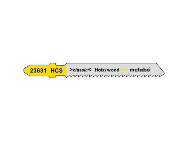 Metabo 623631000, Stiksagblad, Sponplater, Trefiberplater, Hardwood, Isolasjonsmateriale, Plast, Softwood, Kryssfiner med trekjerne, High Carbon St...