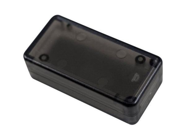 Hammond Electronics 1551BTSK universalkabinett 15 x 25 x 50 ABS sort (transparent) 1 stk