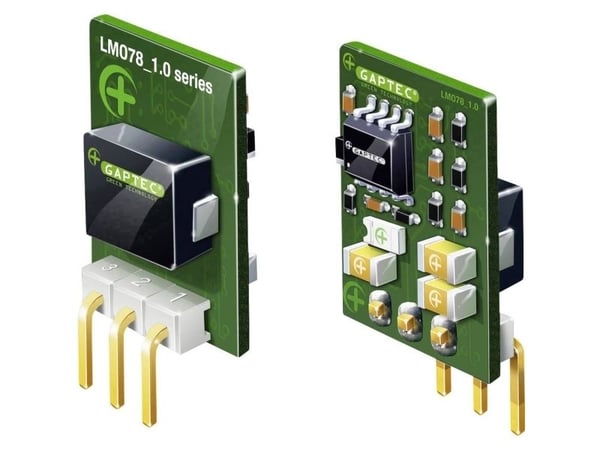 Gaptec LMO78_12-1.0 DC/DC-muunnin, piirilevy 24 V/DC 12 V/DC 1000 mA 12 W Lähtöjen määrä: 1 x
