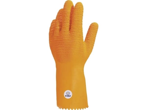 Fiap 1701, Hanske, Oransje, 2 stykker, Bomull, Latex, 310 mm, 100 mm