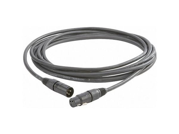 Fiap 1594, XLR (3-pin), Hankjønn, XLR (3-pin), Hunkjønn, 5 m, Svart