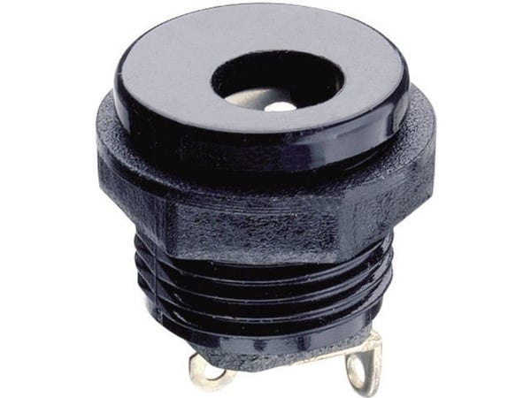 Lumberg NEB/J 25 C Pienjännitepistoke Liitäntä, uppoasennus pystysuoraan 6,3 mm 2,35 mm 1 kpl 1 kpl