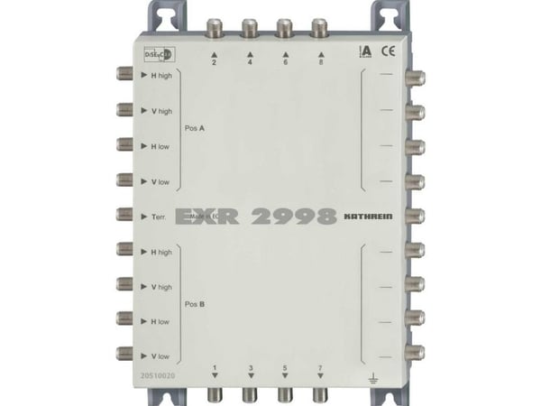 Kathrein EXR 2998, BNC, Metall, Metallisk, 900 g, 172 x 228 x 44 mm, 900 kg
