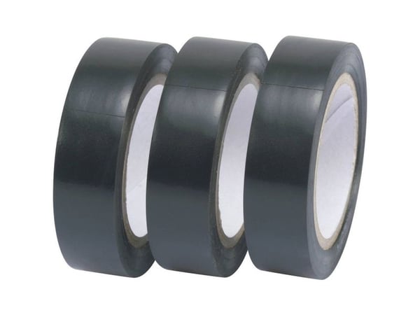 TRU COMPONENTS isolasjonstapesett svart (L x B) 10 m x 15 mm 3 stk