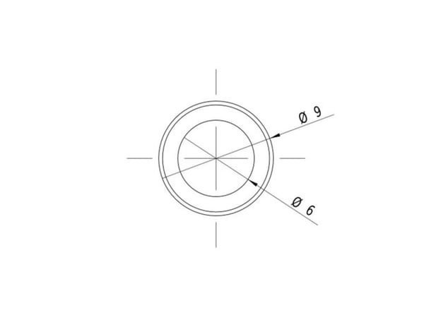Laserfuchs lasermoduuli point Rød 1 mW LFD650-1-12 (9x20)