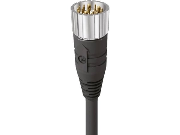 Lumberg Automation 96650 Anturi, toimilaitteen liitin, M23 Liitin, suora 5,00 m Napaluku (RJ): 19 1 kpl 1 kpl