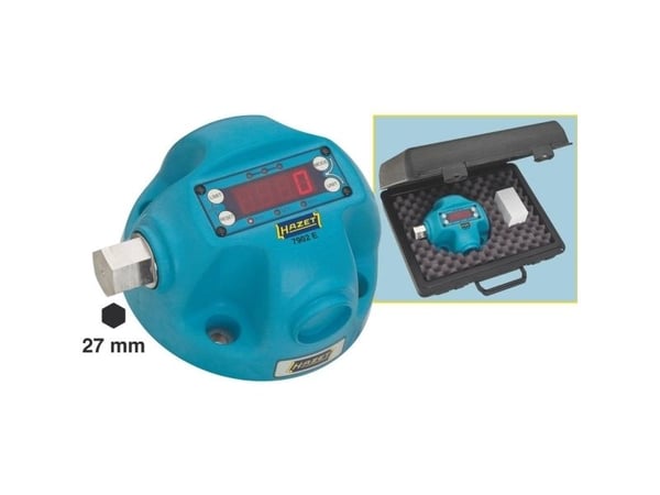 HAZET 7902E, Digital vridmomentadapter, Blå, Plast, Nm, 1000 nm, 1%