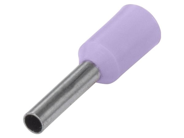TRU COMPONENTS TC-9163712 Kaapelikengät 0,25 mm² Osittain eristetty violetti 100 kpl