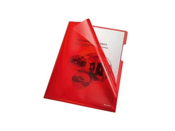 Bene 205000RT, 210 x 297 mm (A4), Rød, Polyvinylklorid (PVC), Gloss, Portrett, Topp og side