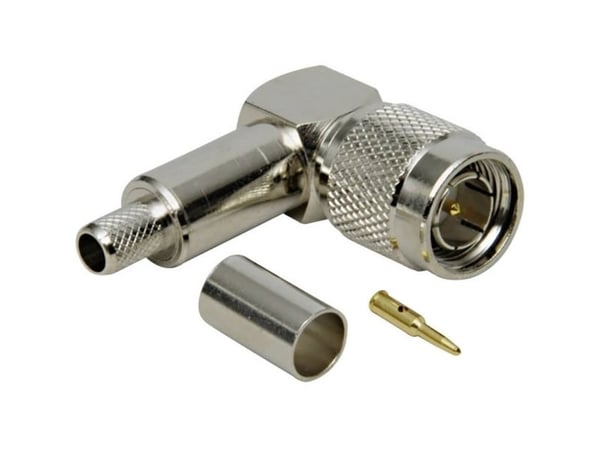 TRU COMPONENTS 1577812 TNC-liitin Pistoke, kulmikas 50 Ω 1 kpl