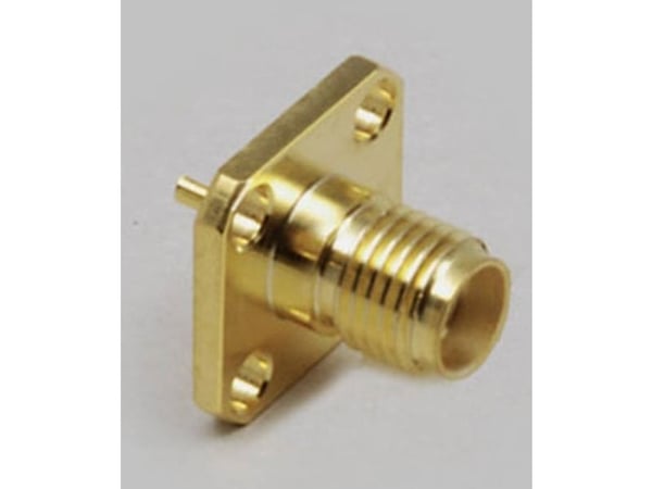 TRU COMPONENTS 1577819 SMA-liitin Liitäntä, pystysuora, tasainen 1 kpl