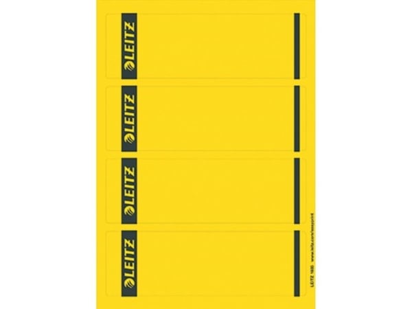 Leitz 16852015, Keltainen, Suorakulmio, Rengaskansio, Paperi, 80 g/m², 4 kpl