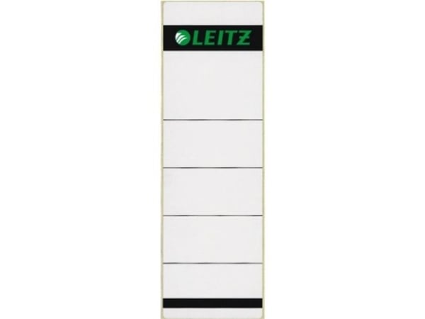 Leitz - Mapperyggetikett - grå (en pakke 100) - for P/N: 10804095, 10805015, 10805045, 10805055, 10805075, 10805085, 11900000, 11940000