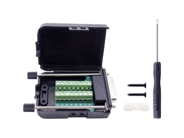 TRU COMPONENTS T1904C095 D-SUB innløpssett Poltall: 15 (1 skrue)