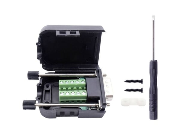 TRU COMPONENTS T190C4088 D-SUB instickskontakt poltal: 9 skruvar, 1 st