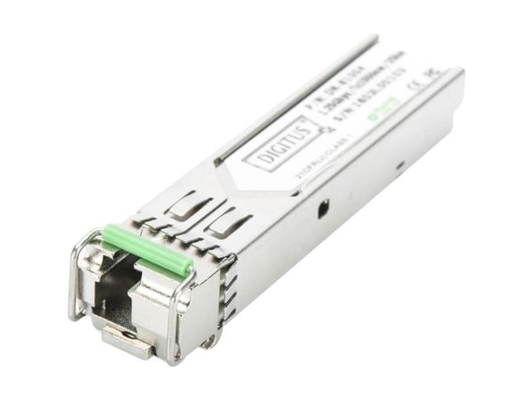 DIGITUS Professional DN-81004-01 - SFP (mini-GBIC) transceiver modul - GigE - 1000Base-LX, 1000Base-BiDi - LC enkelttilstand - op til 20 km - 1550 ...