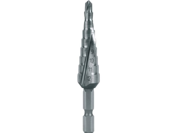RUKO 101050-9H HSS trappebor, samlet lengde 72 mm, 1 stk