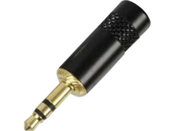 Rean AV NYS 231 B Jack-pistoke 3,5 mm liitin, suora Napojen lukumäärä: 3 Stereo Musta 1 kpl