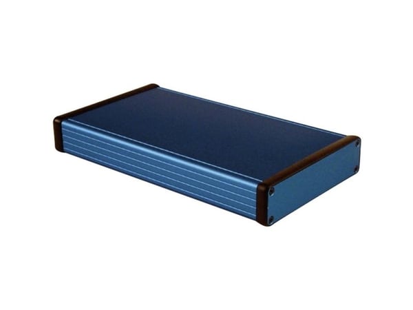 Hammond Electronics 1455P2201BU Yleiskotelo 220 x 125 x 30,5 Alumiini Sininen 1 kpl
