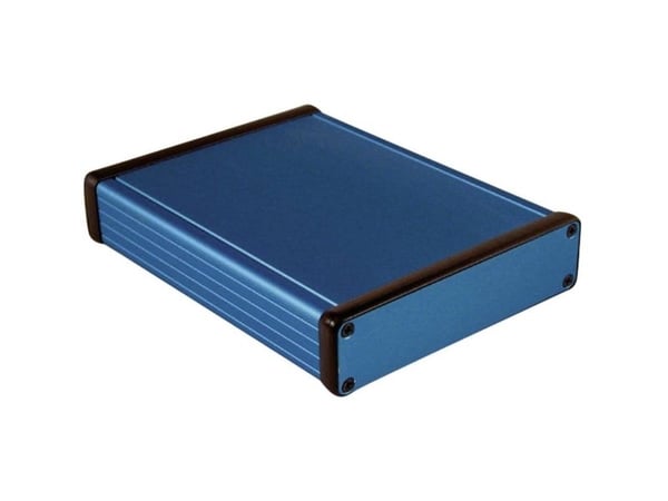 Hammond Electronics 1455P1601BU Universalkabinetti 160 x 125 x 30.5 Alumiini Blå 1 stk 1 stk