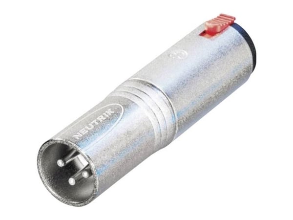 Neutrik NTR-NA3MJ, XLR, 1/4", Sølv