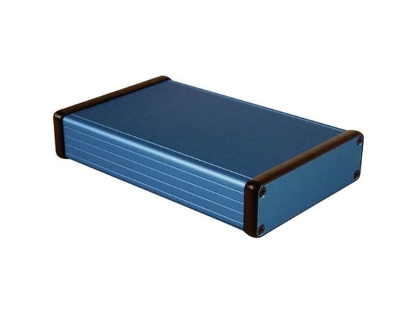 Hammond Electronics 1455L1601BU universal-kabinett 160 x 103 x 30,5 Aluminium Blå, 1 stk