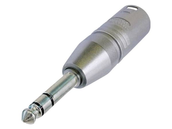 Neutrik NTR-NA3MP, XLR, 1/4", Sølv