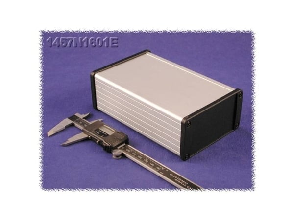Hammond Electronics 1457J1201BK universalkabinett 120 x 84 x 28,5 mm aluminium sort 1 stk