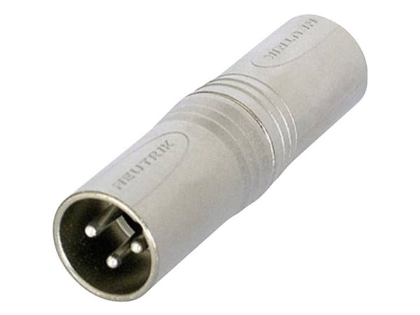 Neutrik NTR-NA3MM, XLR, XLR, Sølv