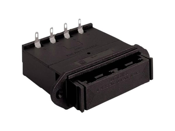 Bulgin BX0027 batteriholder for 4 R6 (AA) loddetilkobling (L x B x H) 95,3 x 61,2 x 26 mm
