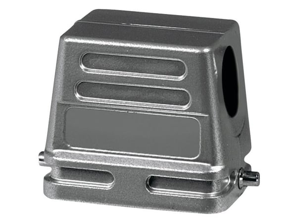 Amphenol C146 21R010 500 1-1 Sylinterikotelo 2 poikkipalkkia, 1 kaapeliläpivienti sivussa, matala rakenne 1 kpl