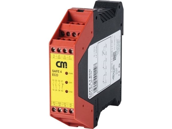 CM Manufactory säkerhetsrelä SAFE 4.2eco 24 V/DC, 24 V/AC