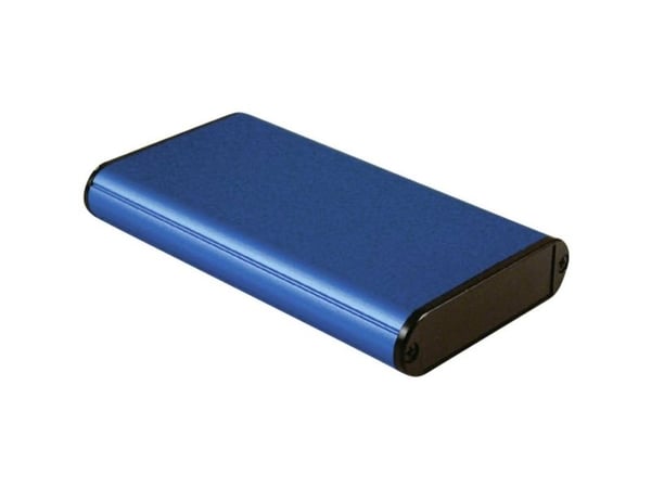 Hammond Electronics 1455B1202BU universal-kabinett 120 x 71,7 x 19 aluminium blå (1 stk.)