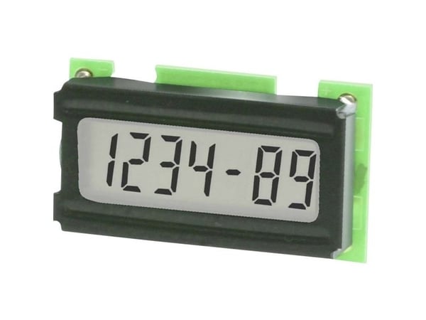 Kübler 6.194.012.F00 Kübler 194 käyttötuntilaskuri / aikalaskuri, LCD-aikamoduuli, max. aika-alue 9999,99 h (DC)