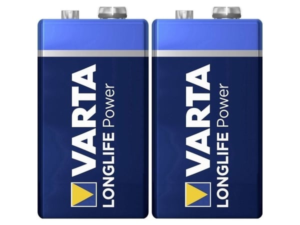 Varta Longlife Power 4922 - Batteri 2 x 9V - Alkalisk