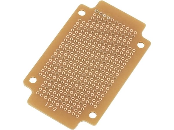 TRU COMPONENTS SUPCB003 europrintplate hardt papir (L x B) 77,5 x 47,3 mm 35 µm rutenett 2,54 mm (1 stk)