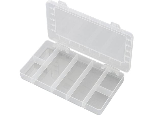 TRU COMPONENTS PP07-01 sortimentskasse (L x B x H) 192 x 110 x 24 mm antall rom: 7 fast inndeling
