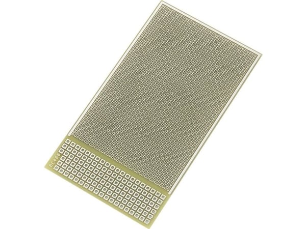 TRU COMPONENTS SU520884 IC-printkort epoksy (L x B) 95 mm x 53 mm 35 µm rutenett 1,27 mm 1 stk