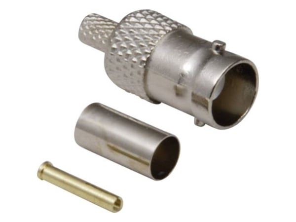 TRU COMPONENTS 1579560 BNC-liitin Liitäntä, suora 50 Ω 1 kpl