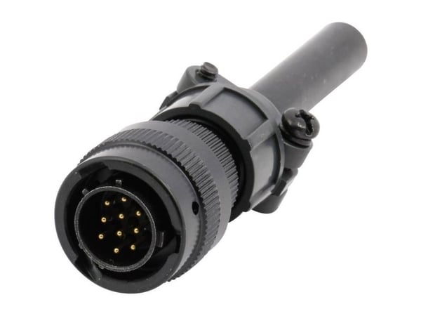 Amphenol 62IN 16A 12 8P/6A rundstiftkontakt, rett serie (rundstift-tilkobling): 62IN, totalt antall poler: 8, 1 stk