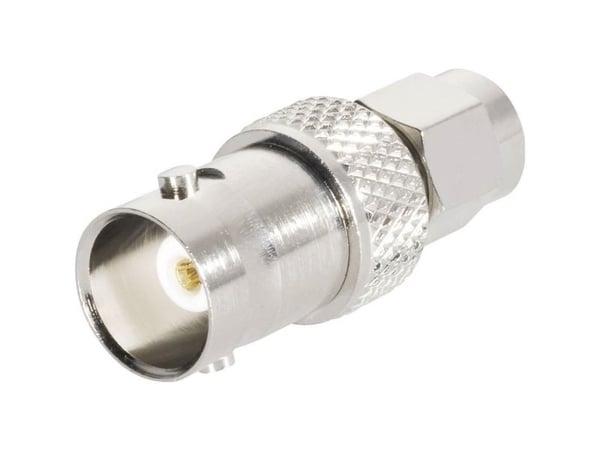 TRU COMPONENTS 1579395 SMA-sovitin SMA-pistoke - BNC-pistorasia 1 kpl