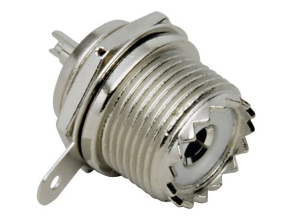 TRU COMPONENTS 1579410 UHF-liitin Liitäntä, uppoasennus pystysuoraan 50 Ω 1 kpl