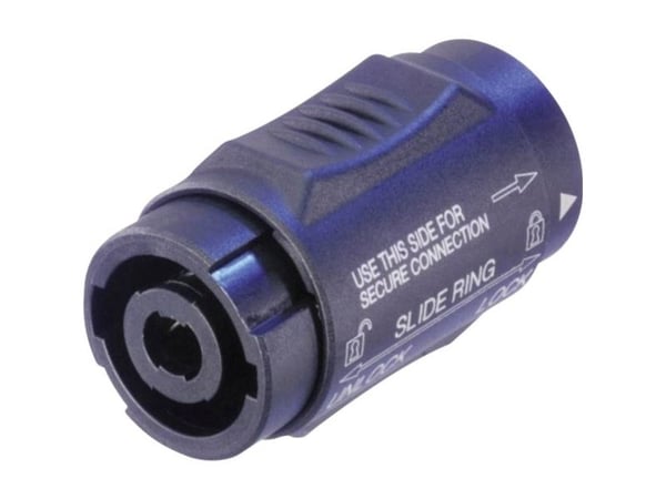Neutrik NLMM=NL4MMX høyttaleradapter Speakon-plugg til Speakon-tilkobling 1 stk