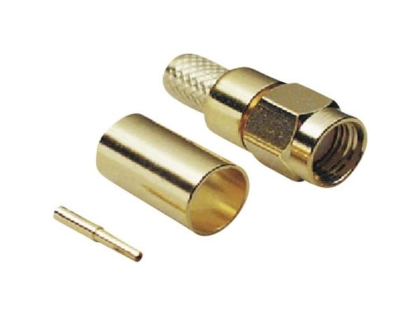 TRU COMPONENTS 1579292 SMA-kääntöliitin Liitin, suora 1 kpl