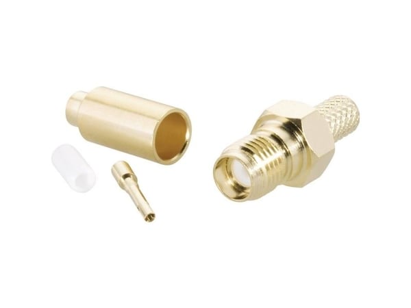 TRU COMPONENTS 1579288 SMA-liitin Liitäntä, suora 1 kpl