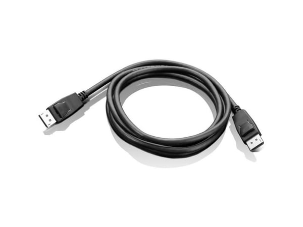Lenovo - DisplayPort kaapeli - DisplayPort (han) til DisplayPort (han) - 1,8 m - ThinkCentre M80s Gen 3; M80t Gen 3; M90a Gen 3; M90q Gen 2; M90s G...