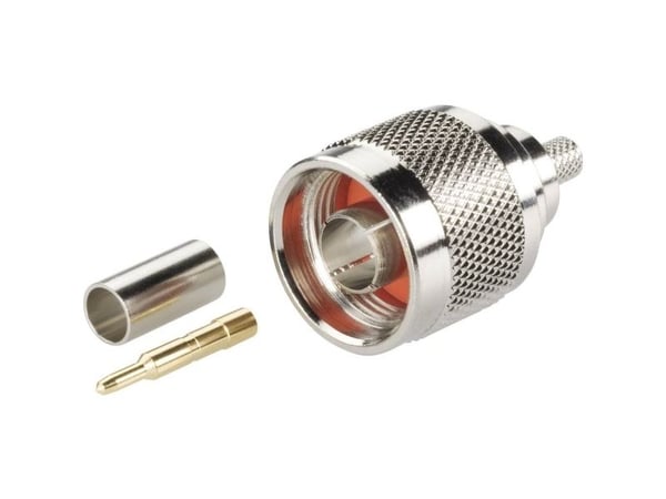 TRU COMPONENTS 1579254 N-liitin Liitin, suora 1 kpl 1 kpl