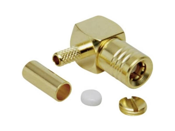 TRU COMPONENTS 1579244 SMB-stikforbindelse Tilslutning, vinklet 1 stk