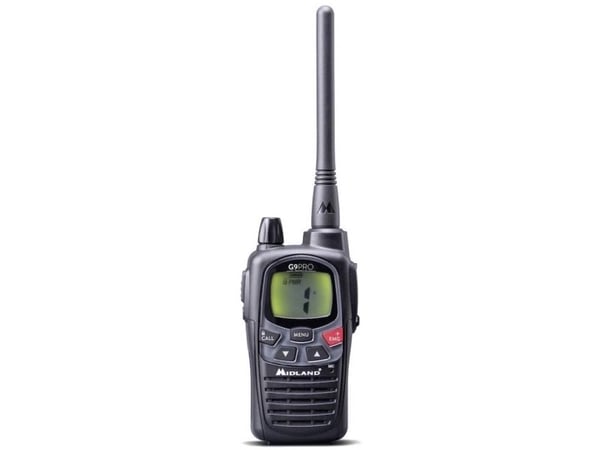 Midland G9 Pro, Professional mobile radio (PMR), 101 channels, 446.00625 - 446.19375 MHz, LCD, AA, Nickel-Metal Hydride (NiMH)