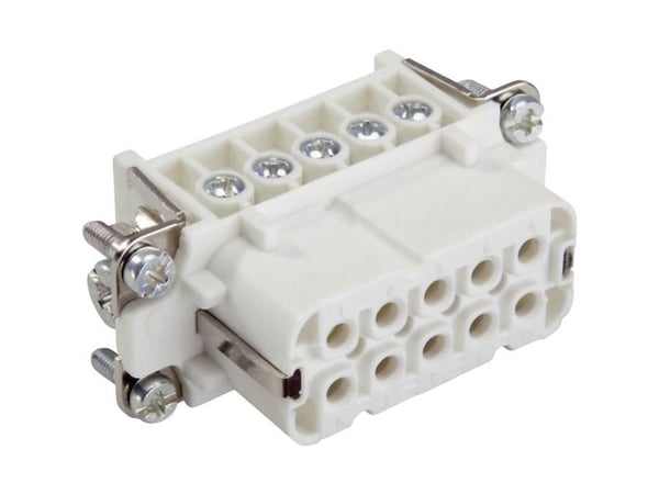 Lapp 10441100, Pin-kontakt, Rett, Hunkjønn, 400 V, Grå, 1 stykker